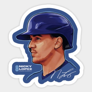 Nicky Lopez Kansas City Profile Sticker